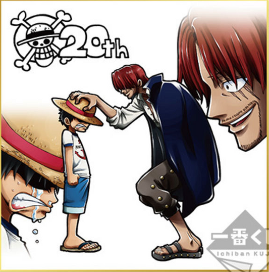 Artboard 20th Anniversary One Piece Shanks e Rubber
